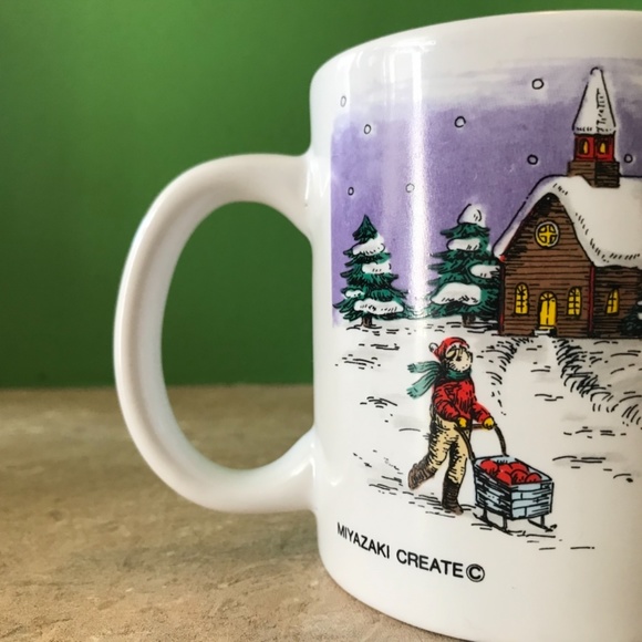 Set of 2 Christmas Mugs - Vintage - Picture 6 of 10